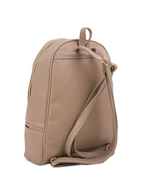 Copi Women's Simple Design Fashion Quilted Casual Backpack