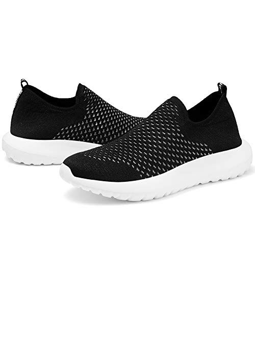 LANCROP Women's Sock Walking Shoes Balenciaga Look Comfortable Slip on Easy Office Sneakers
