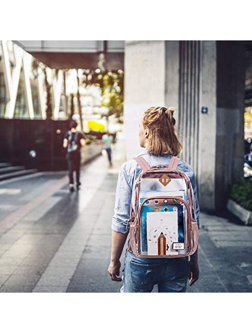 NiceEbag Clear Backpack for school