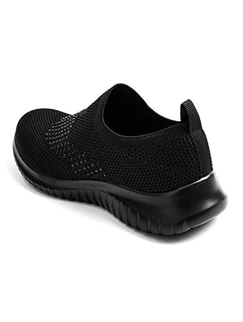 Zuwoigo Women's Slip-on Sneakers Casual Balenciaga Look Lightweight Breathable Walking Shoes