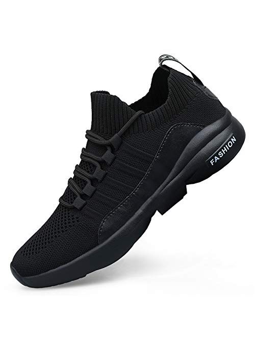 FUJEAK Men Running Shoes Men Casual Breathable Walking Shoes Sport Athletic Sneakers Balenciaga Look Comfortable Lightweight Shoes