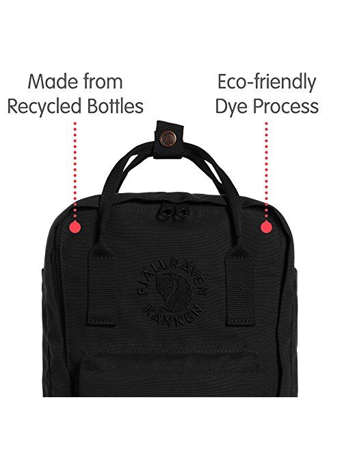 Fjallraven, Kanken, Re-Kanken Mini Recycled Backpack for Everyday Use, Heritage and Responsibility Since 1960