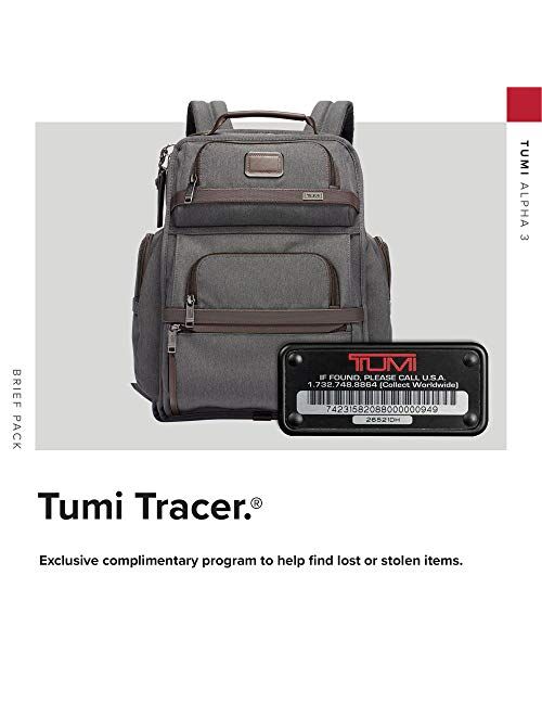TUMI - Alpha 3 Brief Pack - 15 Inch Computer Backpack for Men and Women