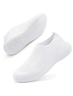 Ablanczoom Men's Athletic Balenciaga Look Walking Shoes Comfortable Lightweight Running Shoes Breathable Knit Slip on Sneakers