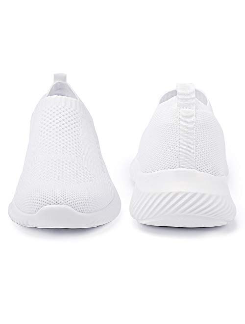 Ablanczoom Men's Athletic Balenciaga Look Walking Shoes Comfortable Lightweight Running Shoes Breathable Knit Slip on Sneakers