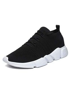 Mens Fashion Sneakers Slip on Balenciaga Look Breathable Lightweight Casual Walking Shoes