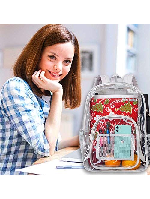 Clear Backpack, Transparent Backpacks Stadium Approved, Heavy Duty See Through Backpack