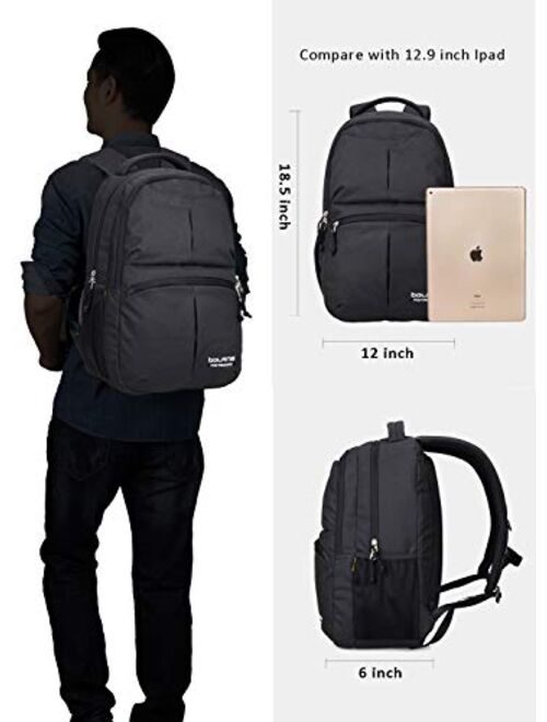 BOLANG College Backpack for Men Water Resistant Travel Backpack Women Laptop Backpacks Fits 16 Inch Laptop Notebook