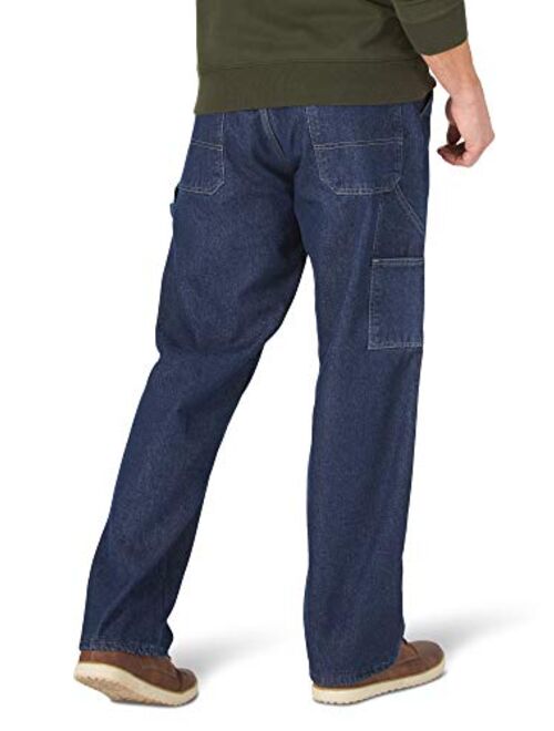 Wrangler Authentics Men's Fleece Lined Carpenter Pant,Dark Indigo,38W X 32L