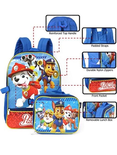 Nickelodeon Boys' Paw Patrol Backpack with Lunch