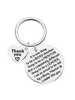 Coworker Leaving Away Keychain Gifts for Colleague Friends Boss Goodbye Farewell Mentor Appreciation Key Chain Gifts Going Away Thank You Retirement Keychain Gifts for Wo