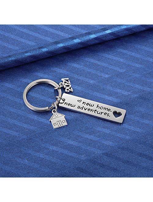 New Home Keychain 2021 Housewarming Gift for New Homeowner House Keyring Moving in Key Chain New Home Owners Jewelry from Real Estate Agent