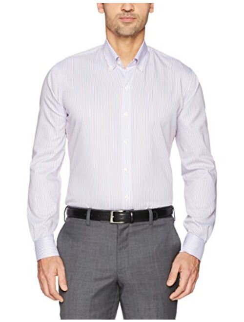 Amazon Brand - Buttoned Down Men's Slim Fit Button Collar Pattern Dress Shirt