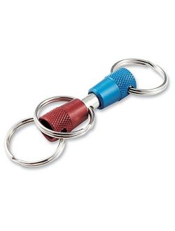 Lucky Line 3-Way Pull Apart Keychain, Blue and Red, 1 Pack (71701)