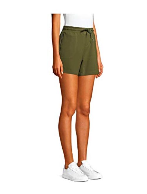 Athletic Works Women's Commuter Shorts (Large 12/14, Green)