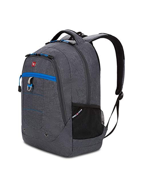 SWISSGEAR 5918 Laptop Backpack, Ideal for Commuting, Work, Travel, College, and School, Fits 15 Inch Laptop Notebook - Grey Heather