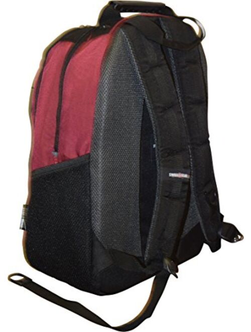 SwissGear Skywalk 16" Padded Laptop Backpack/School Travel Bag, Crimson