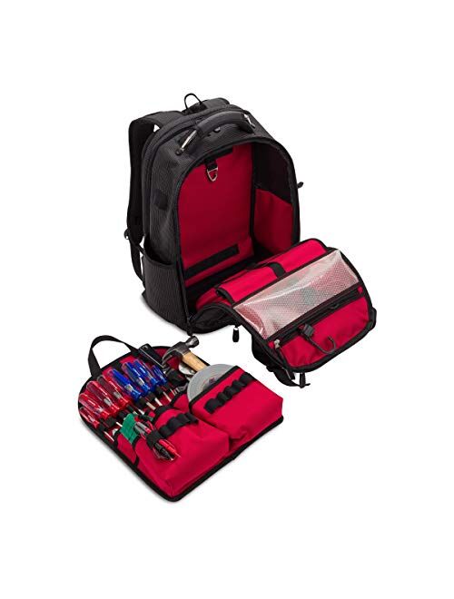 SWISSGEAR Work Pack Pro Ultimate Tool Protection Organization Durable Laptop Backpack with built-in USB port