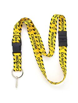 Buttonsmith Guys Lanyard - Premium with Buckle, Breakaway and Wristlet - Made in The USA
