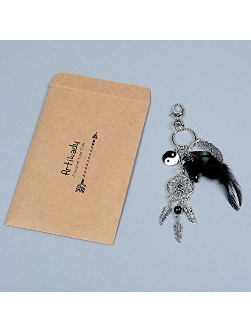 Pom Pom Tassel Keychain for Women - Car Mirror Hanging Keyring Accessories, Bag Charm for Sisters, Friends, Kids