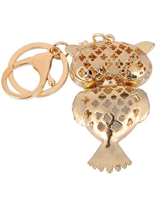 Fashion Yellow Pineapple Rhinestone Alloy Resin Women Car or Bag Keychain