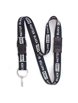 Buttonsmith Political Lanyard - Premium with Buckle, Breakaway and Wristlet - Made in The USA