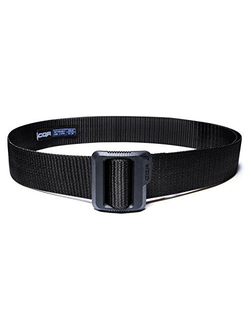 CQR 1 or 2 Pack Tactical Belt, Military Style Heavy Duty Belt, Nylon Webbing EDC Quick-Release Buckle