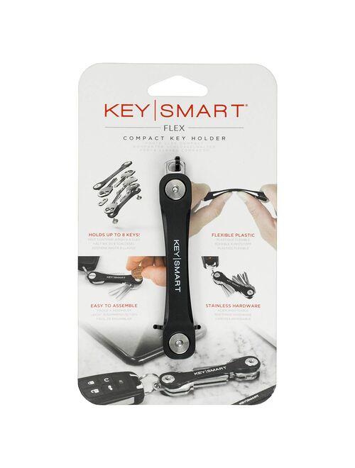 Curv Group 249765 KeySmart Flex Compact Key Holder&#44; Black