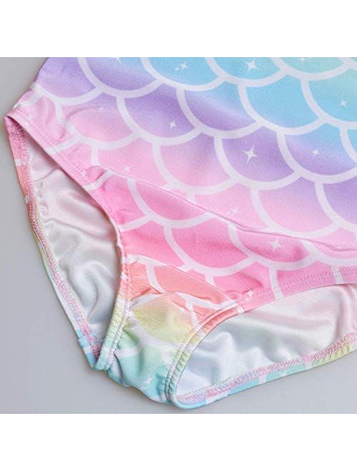 Girls Swimsuits Unicorn Mermaid Bathing Suits for Kids One Piece Beach Clothes