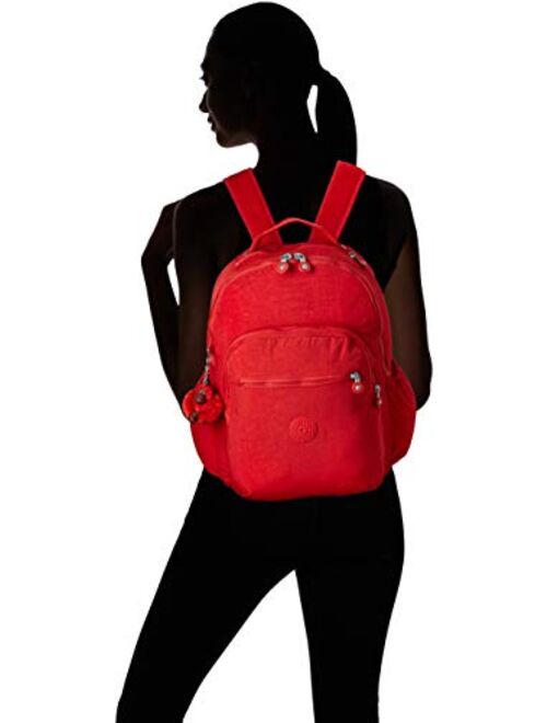 Kipling Seoul Go Laptop Backpack, Padded, Adjustable Backpack Straps, Zip Closure Laptop Backpack
