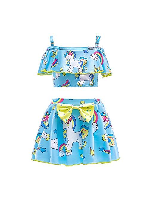 Dressy Daisy Girls Unicorn Bathing Suit Swimwear Tankini Swimsuit Swimwear