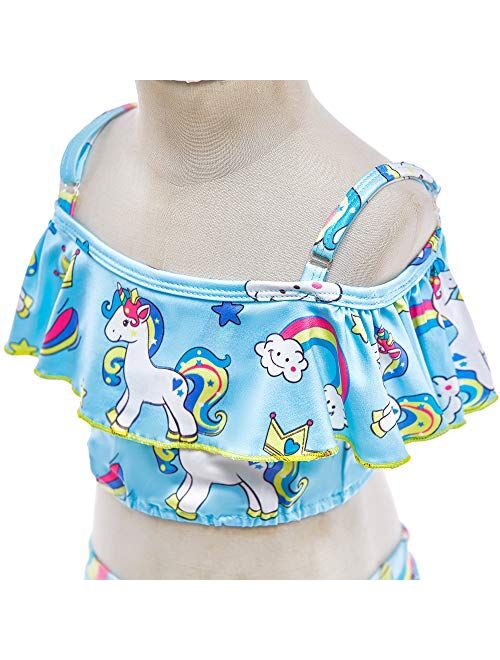 Dressy Daisy Girls Unicorn Bathing Suit Swimwear Tankini Swimsuit Swimwear