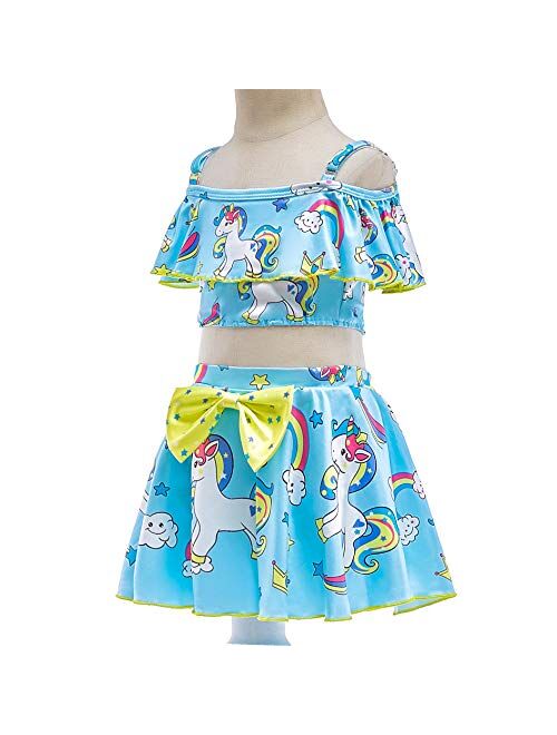 Dressy Daisy Girls Unicorn Bathing Suit Swimwear Tankini Swimsuit Swimwear