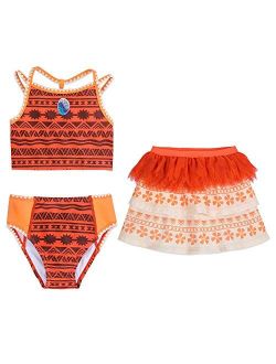 Moana Deluxe Swimsuit Set for Girls