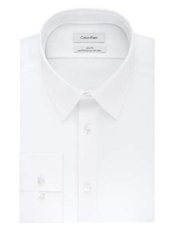 Solid Slim Fit Wrinkle Free Non Iron Dress Shirts