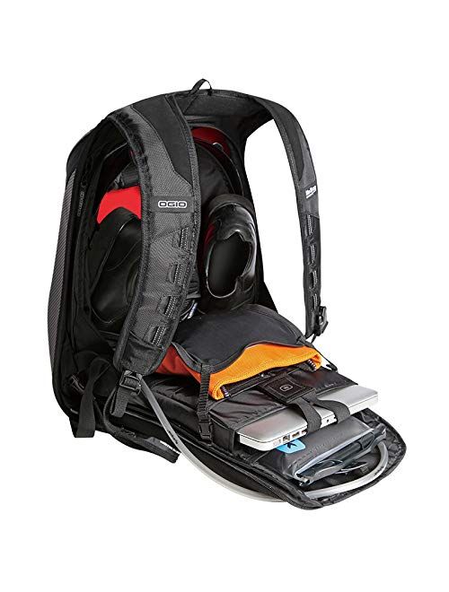 OGIO 123006.36 No Drag Mach 5 Motorcycle Backpack - Stealth Black, 12.5" H x 10" W x 1.5" D
