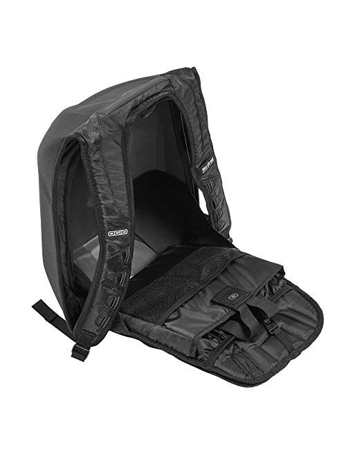 OGIO 123008.36 No Drag Mach 1 Motorcycle Backpack - Stealth Black, 19" H x 12.5" W x 6.5" D