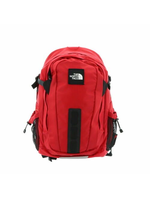 The North Face Hot Shot SE Backpack Red Laptop Tablet Sleeve Pockets