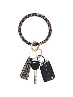 Tifanso Key Ring Bracelets Wristlet Keychain Bangle Keyring for Women