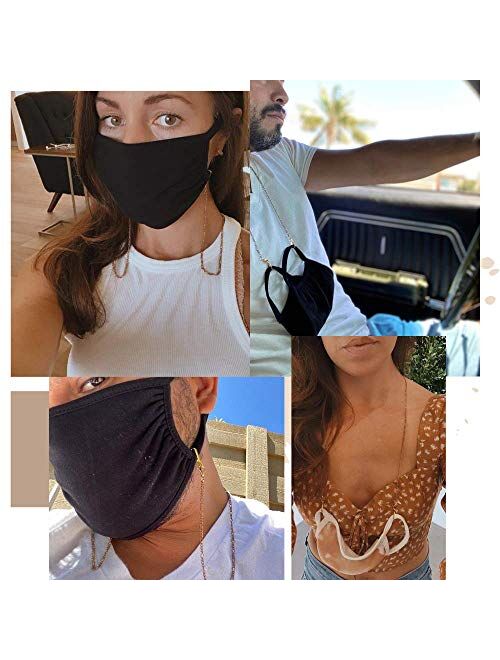 Mask Holder Chain Strap - Mask Chain Made From 100% Copper. Stylish Mask Strap, Mask Lanyard (Face Mask Not Included)