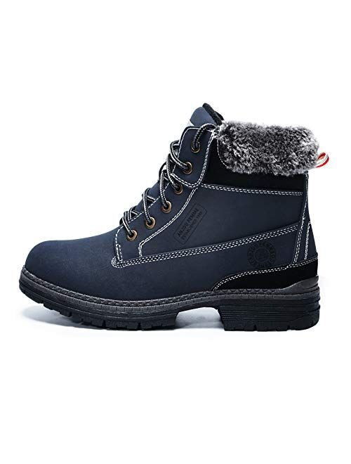 Cestfini Hiking Winter Snow Boots for Women - Fur Lining Warm Boots