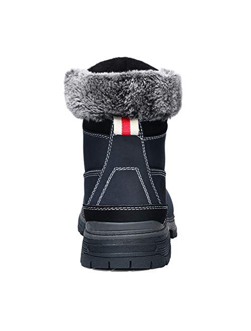 Cestfini Hiking Winter Snow Boots for Women - Fur Lining Warm Boots