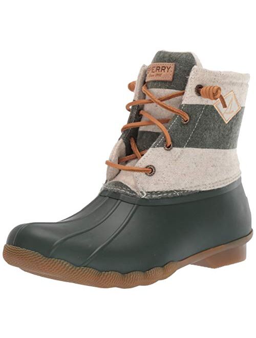Sperry Women's Saltwater Varsity Stripe Wool Boots