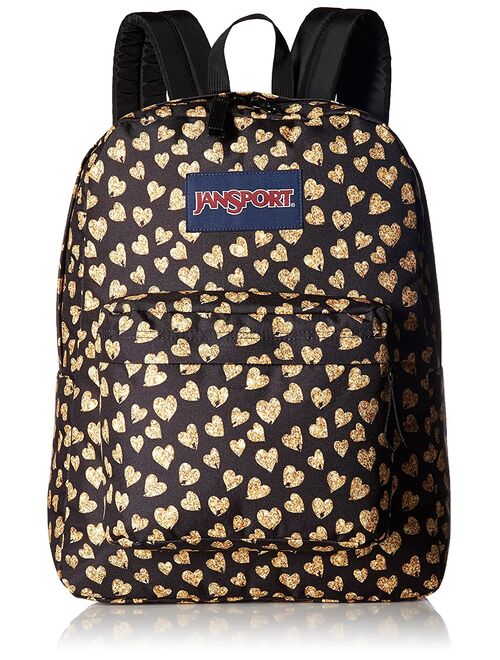 JanSport Superbreak Backpack - Glitter Hearts - JS00T5013CN