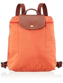 'Le Pliage' Nylon and Leather Club Women's Backpack, Chalk
