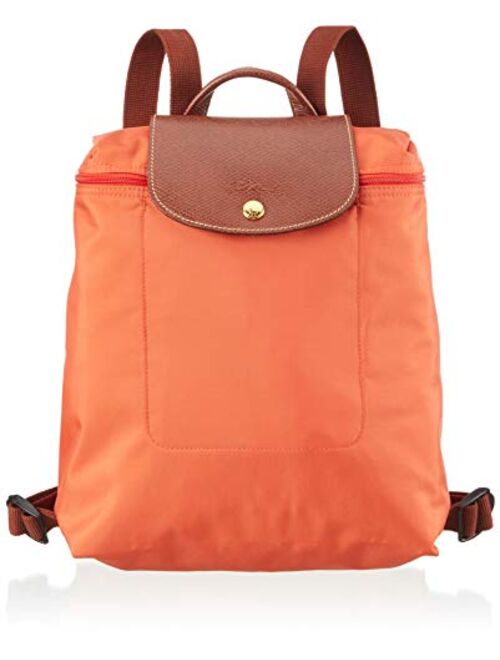 Longchamp 'Le Pliage' Nylon and Leather Club Women's Backpack, Chalk