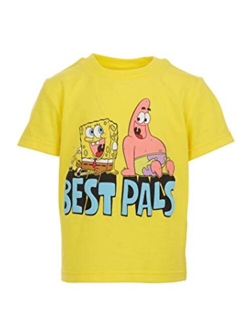 Nickelodeon Spongebob Squarepants 3 Pack Short Sleeve Graphic T-Shirt