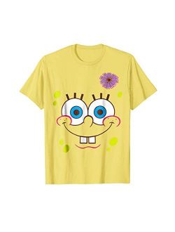 Spongebob SquarePants Flower Face T-Shirt