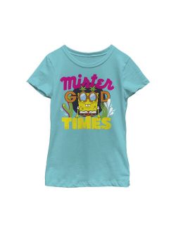 Spongebob Squarepants Mister Good Times Girl's T-Shirt