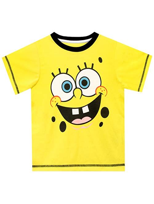 Spongebob Boys Sponge Bob Squarepants Pajamas Clothing Sets